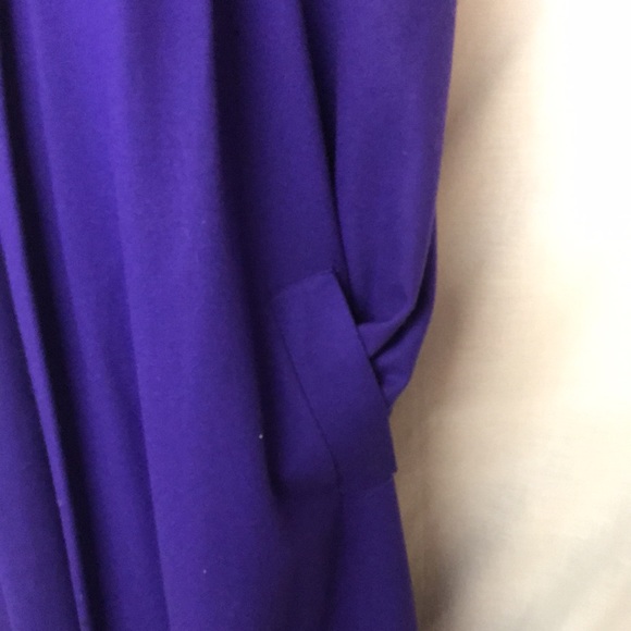 Vintage PORTRAIT Purple Long Wool Coat - Picture 5 of 13